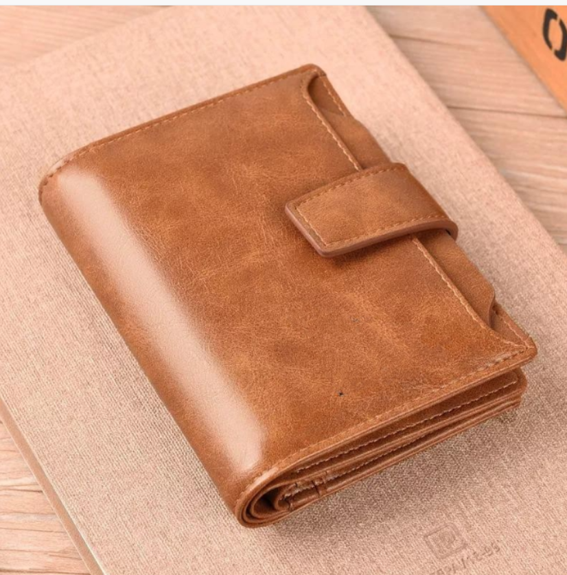 Men's RFID-Blocking Theft-Proof Wallet for Secure Storage