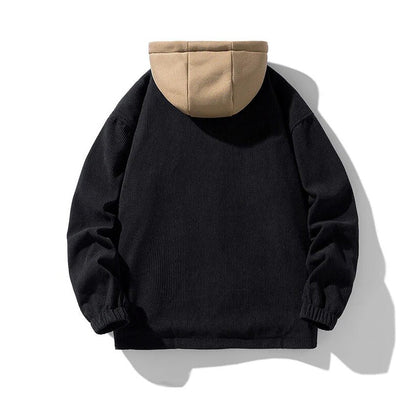 Winterjacke mit Kapuze und Taschen für Herren für den Alltag