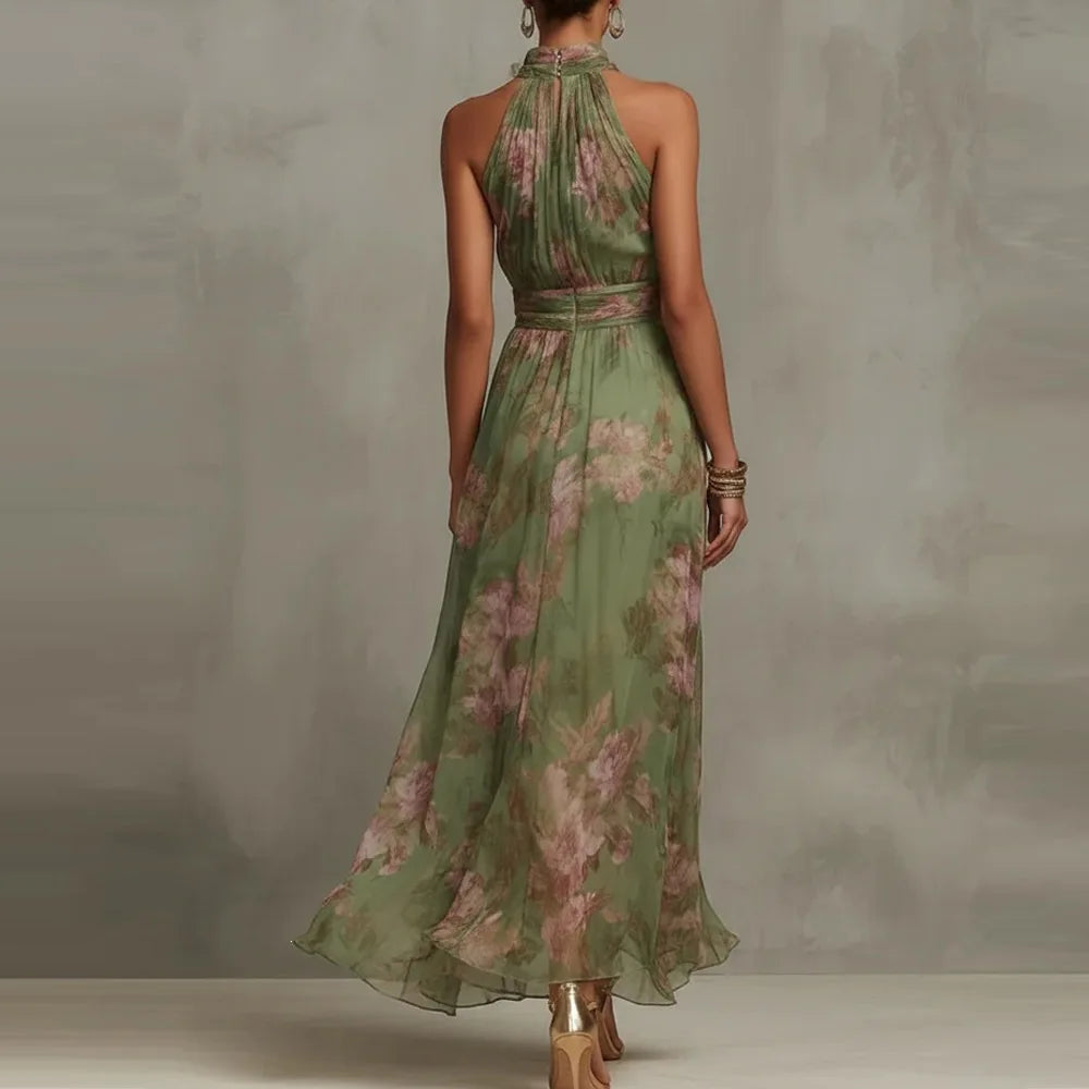 Natalie | Women's Floral Maxi Dress for Wedding Guests-Omni Prime Goods