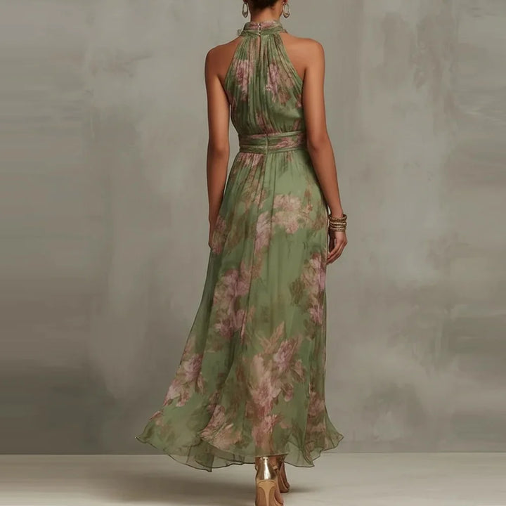 Natalie | Women's Floral Maxi Dress for Wedding Guests-Omni Prime Goods