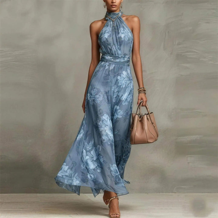 Natalie | Women's Floral Maxi Dress for Wedding Guests-Omni Prime Goods