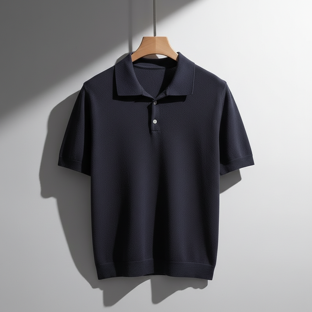 Men's Knit Polo Shirt