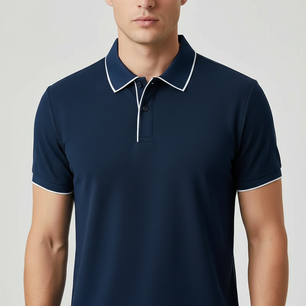 Men's Knit Polo Shirt