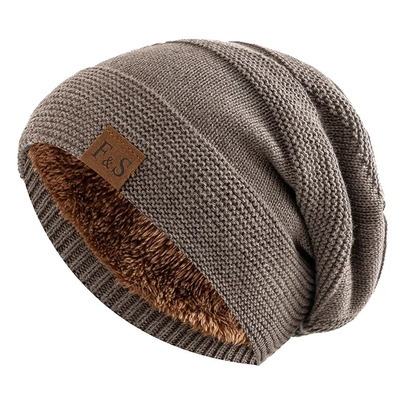 Men's Warm Winter Hat with Fleece Lining