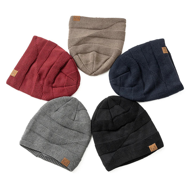 Men's Warm Winter Hat with Fleece Lining