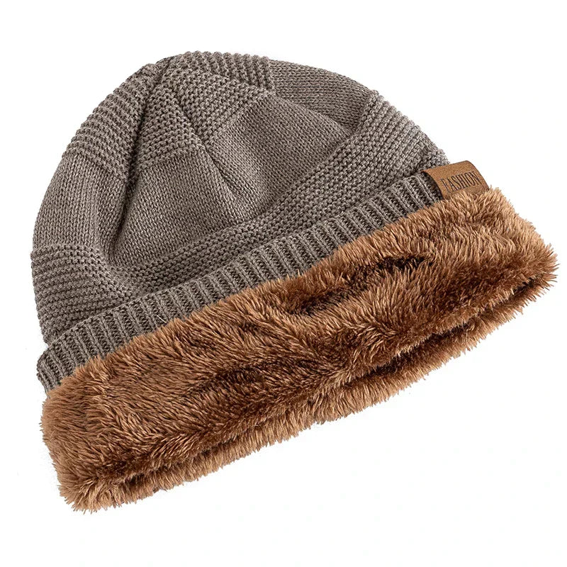 Men's Warm Winter Hat with Fleece Lining