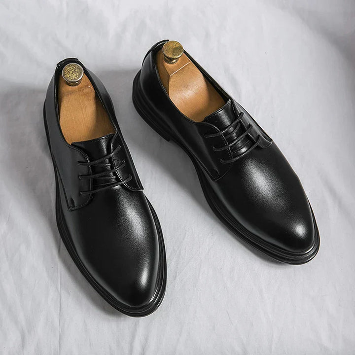 Noel | Men's Classic Leather Dress Shoes-Omni Prime Goods