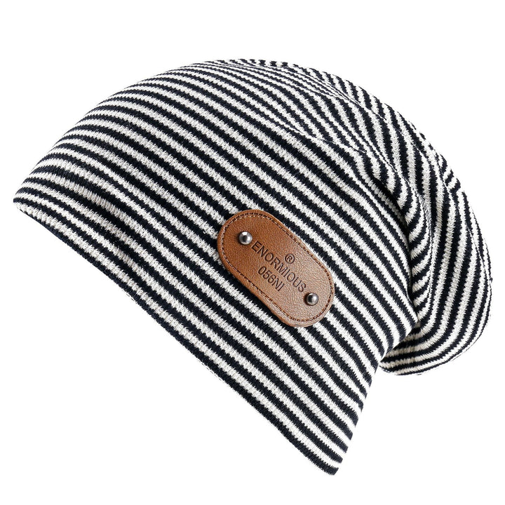 Women's Striped Pattern Beanie Hat