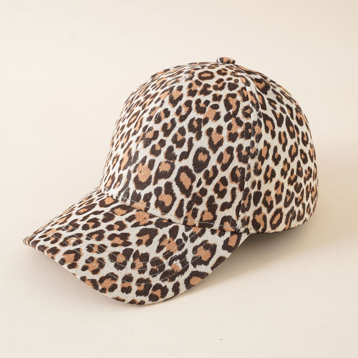 Women's Leopard Print Baseball Cap