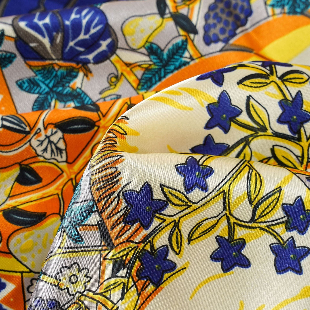 Women's Floral Pattern Scarf