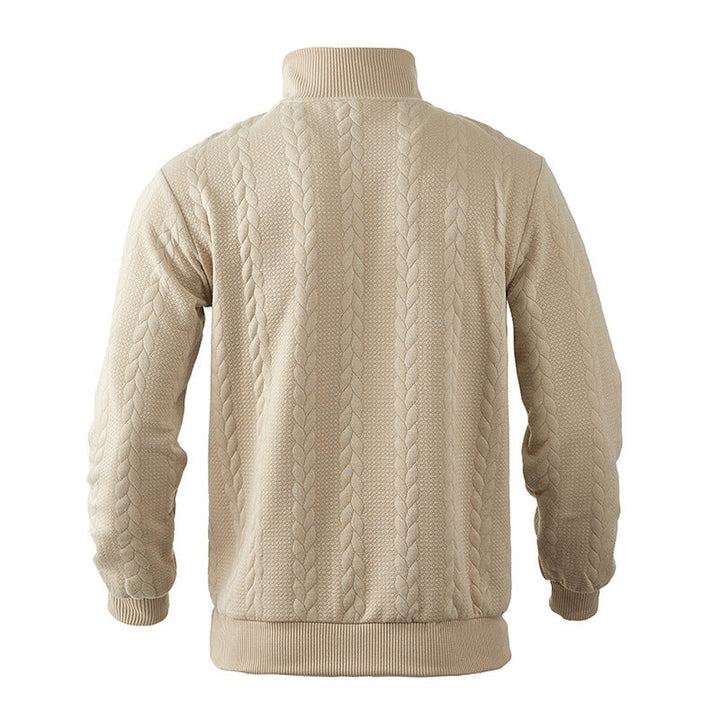 Men's Quarter Zip Pullover Sweater