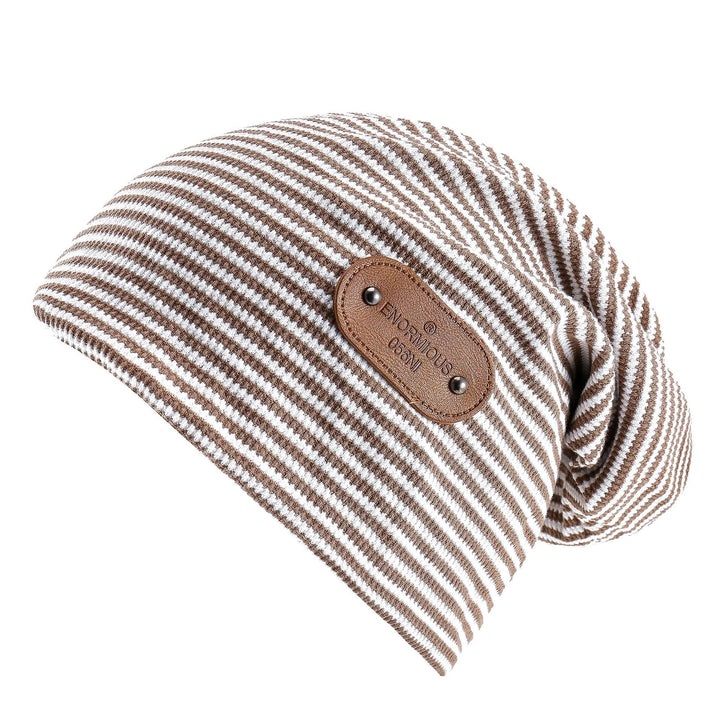 Women's Striped Pattern Beanie Hat