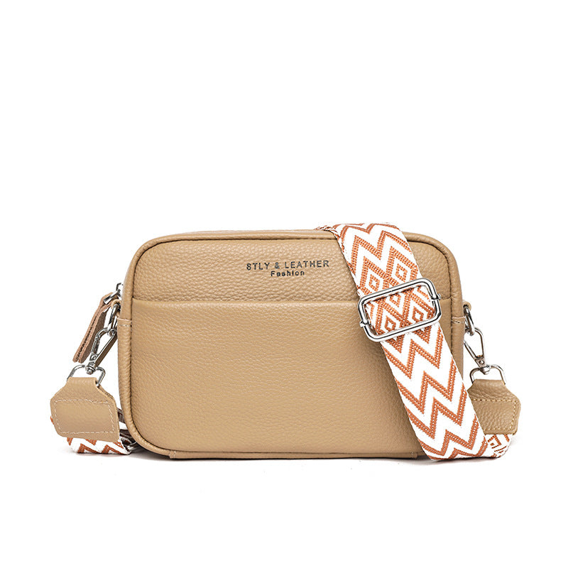 Stella | Women's Pebbled Leather Crossbody Bag