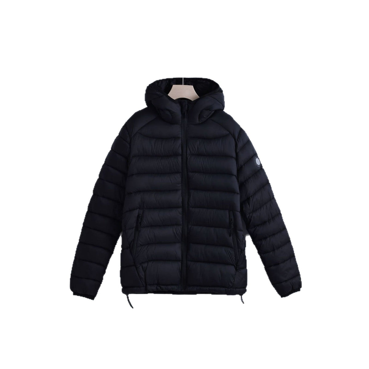 Women's Lightweight Quilted Hooded Jacket with Thermal Insulation