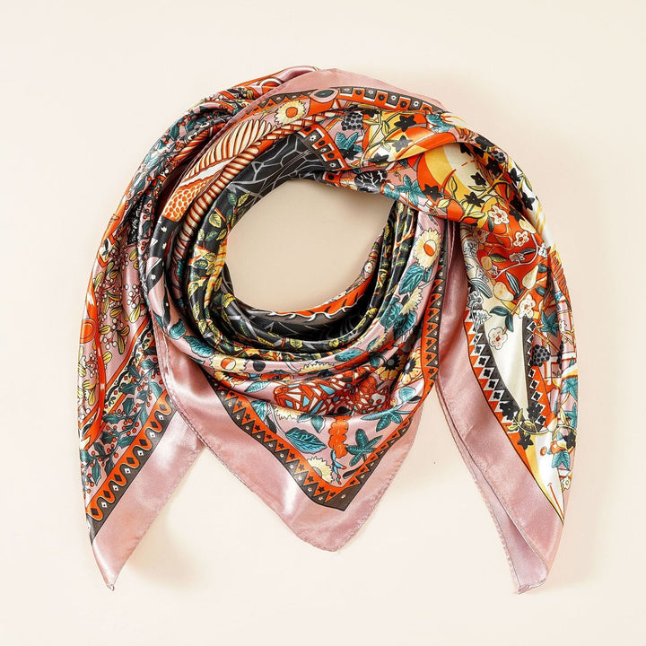 Women's Floral Pattern Scarf