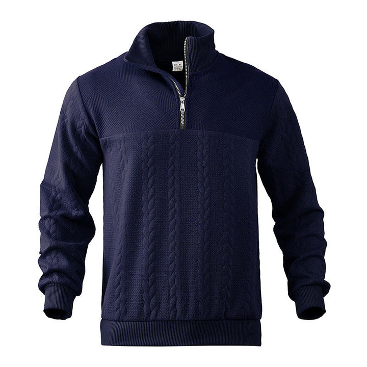 Men's Quarter Zip Pullover Sweater
