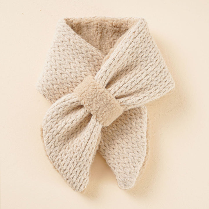 Women's Stylish Bow Design Cozy Scarf