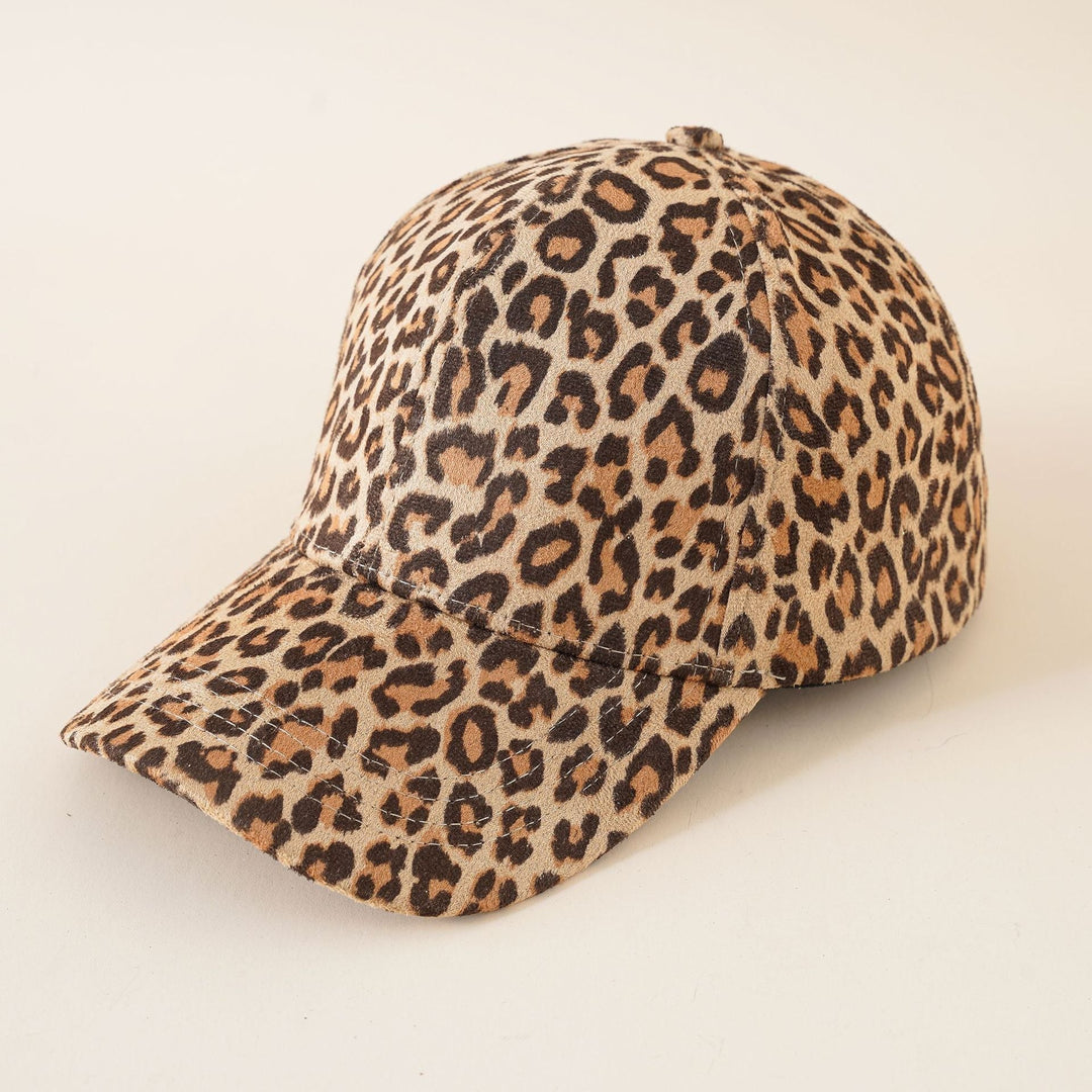 Women's Leopard Print Baseball Cap