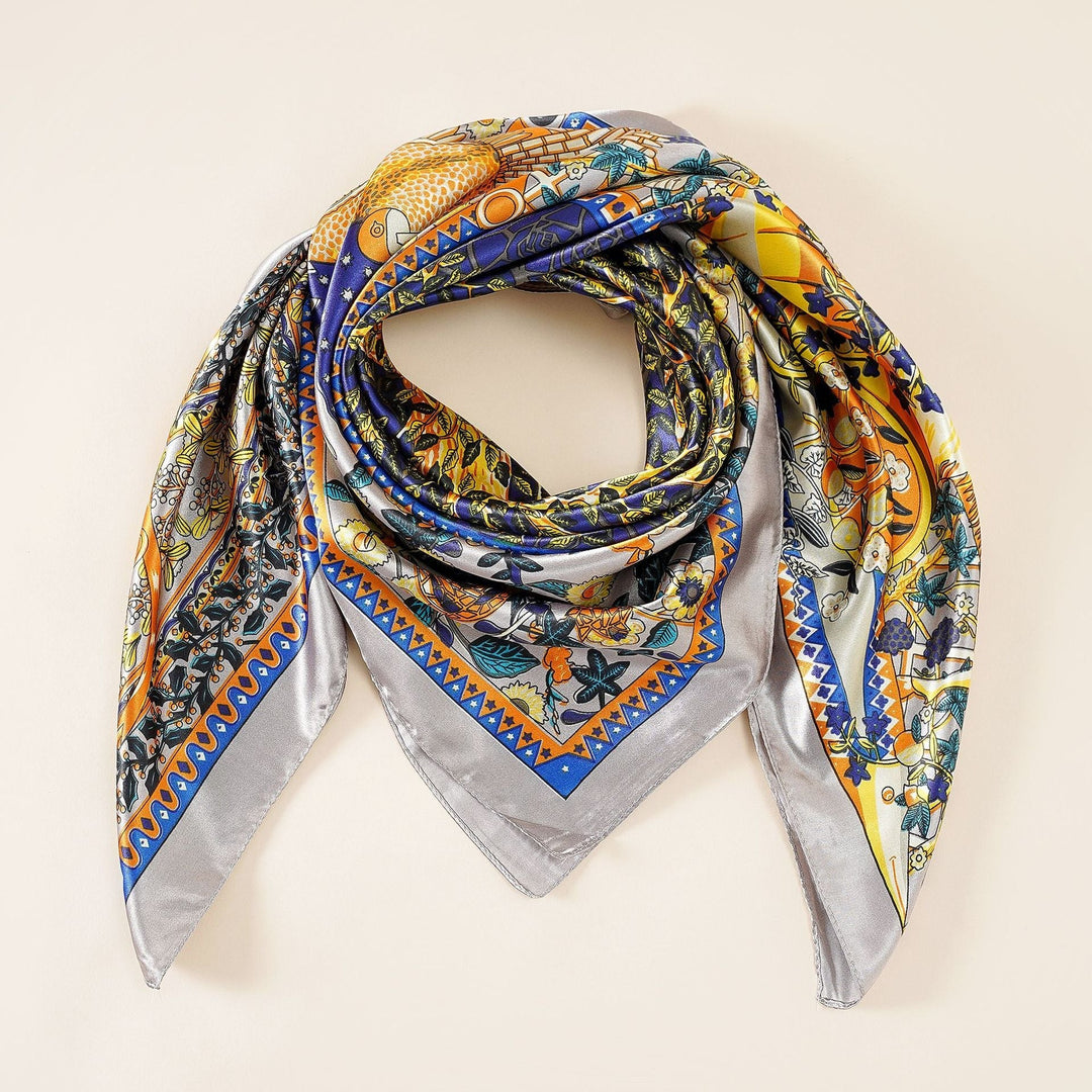 Women's Floral Pattern Scarf