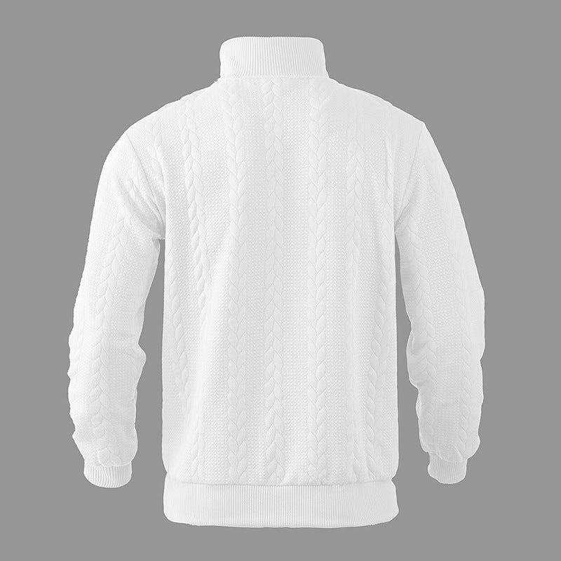 Men's Quarter Zip Pullover Sweater