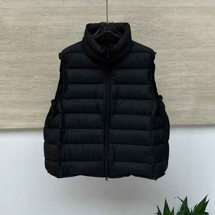 Women's Lightweight Quilted Thermal Vest with Dual Zipper