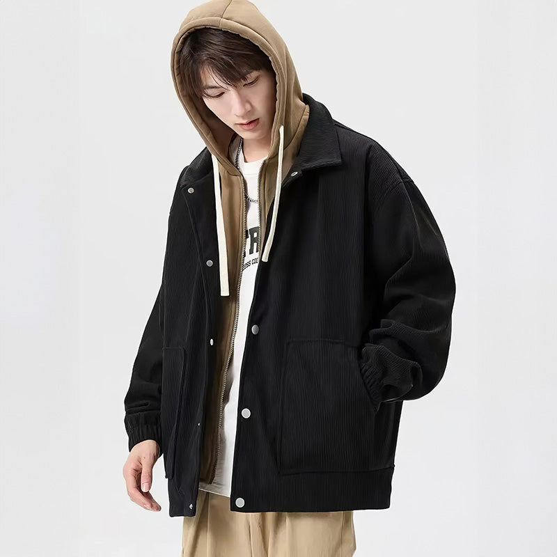 Men's Lined Hooded Jacket