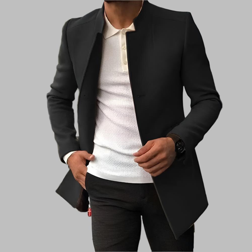 Men's Stylish Wool Coat for Cold Weather