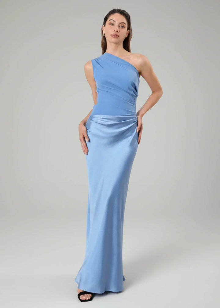 Sophia | Women's One Shoulder Evening Maxi Dress