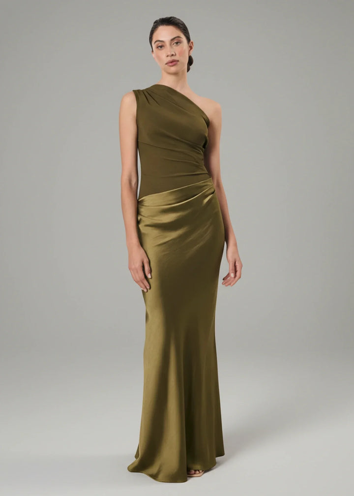 Sophia | Women's One Shoulder Evening Maxi Dress
