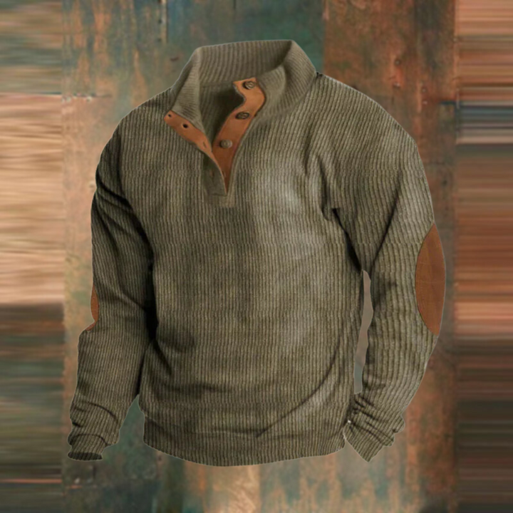 Men's Comfortable Retro Pullover Sweater