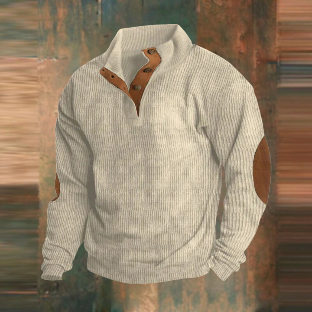 Men's Comfortable Retro Pullover Sweater