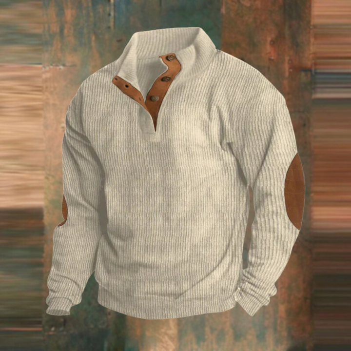 Men's Comfortable Retro Pullover Sweater