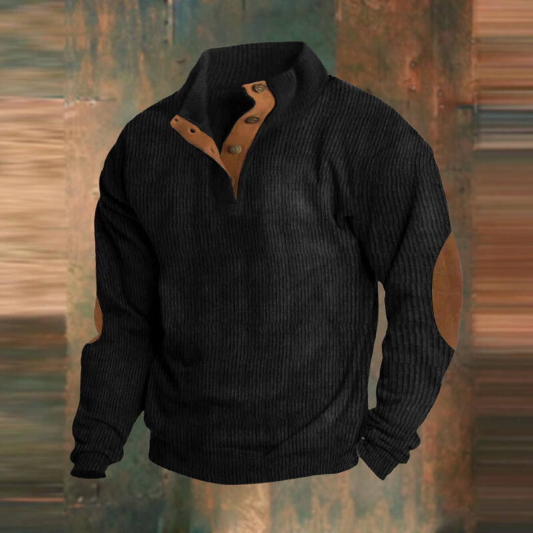 Men's Comfortable Retro Pullover Sweater