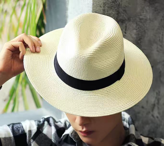 Women's Panama Straw Hat with UPF 50+ Sun Protection