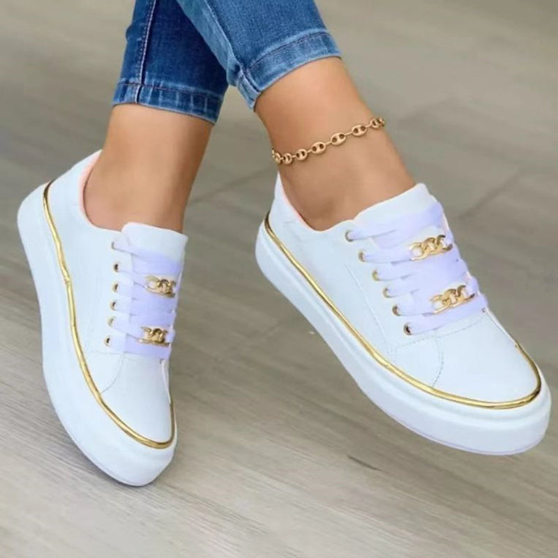 Sporty Women's Casual Sneakers Made of Textile | Comfortable Footwear