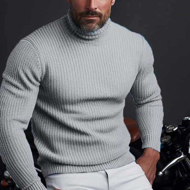 Men's Premium Turtleneck Sweater