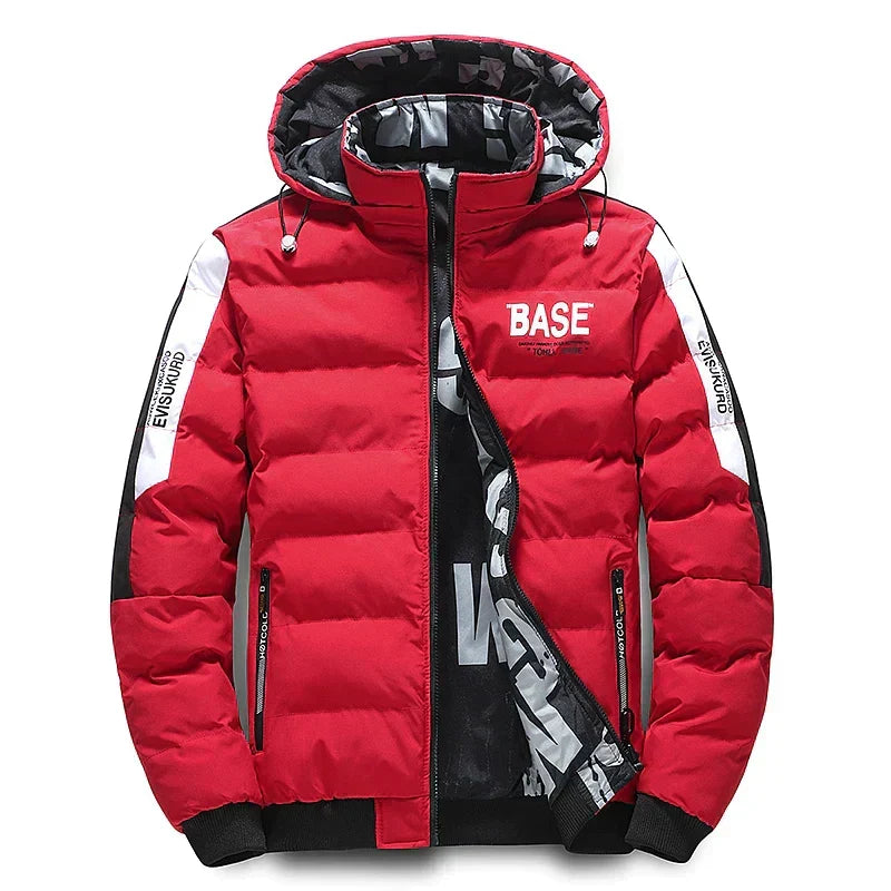 Men's Insulated Winter Jacket for Cold Weather