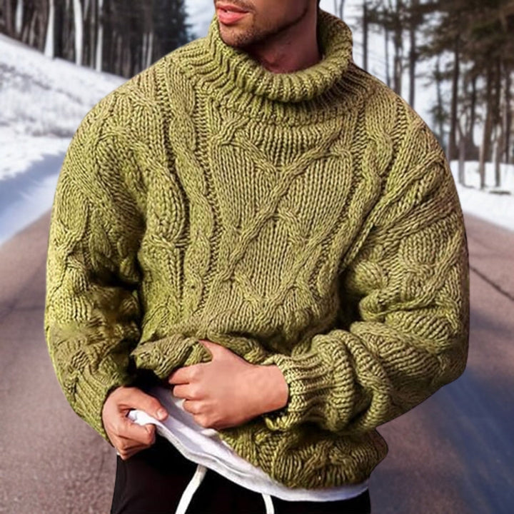 Men's Cozy Knit Sweater - Stylish and Versatile Comfort