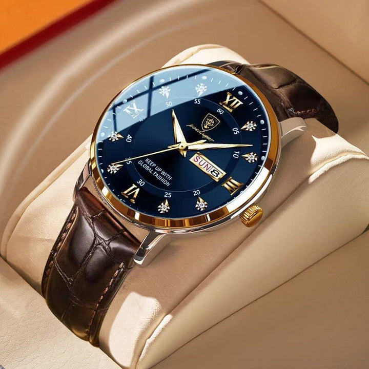 Men's Waterproof Luminous Wristwatch