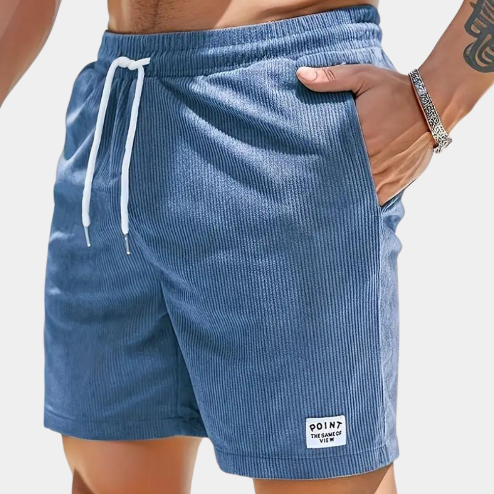 Paulinus | Men's Comfortable Corduroy Summer Shorts-Omni Prime Goods