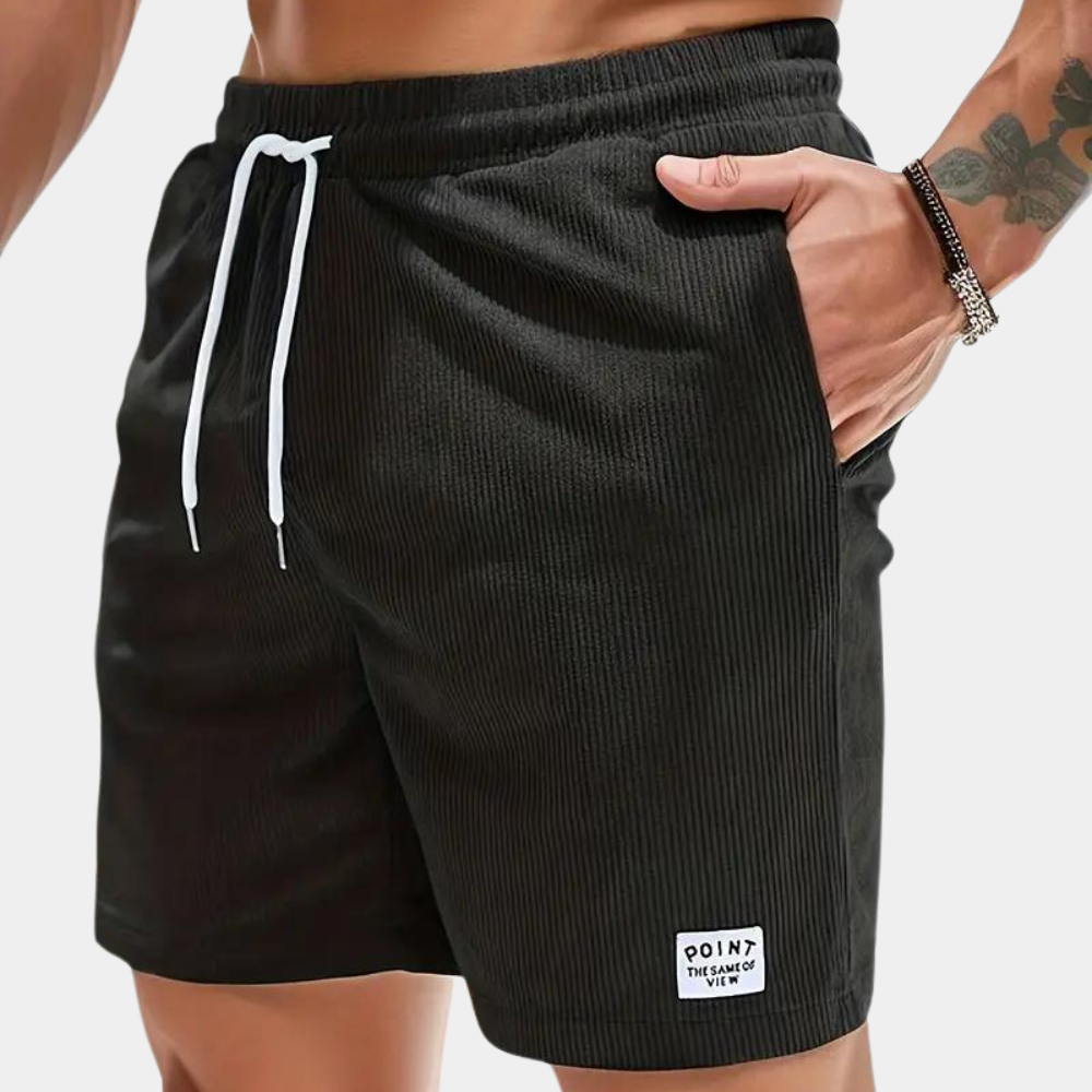 Paulinus | Men's Comfortable Corduroy Summer Shorts-Omni Prime Goods