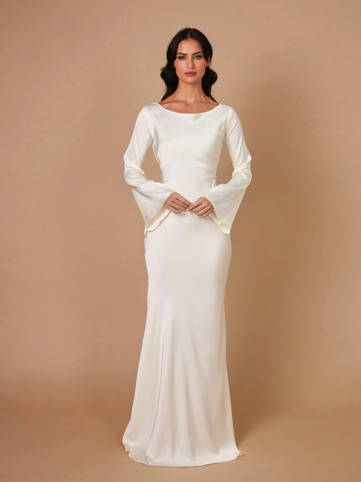 Pharia | Women's Long-Sleeve Maxi Dress – Elegant Versatile Style for Any Occasion