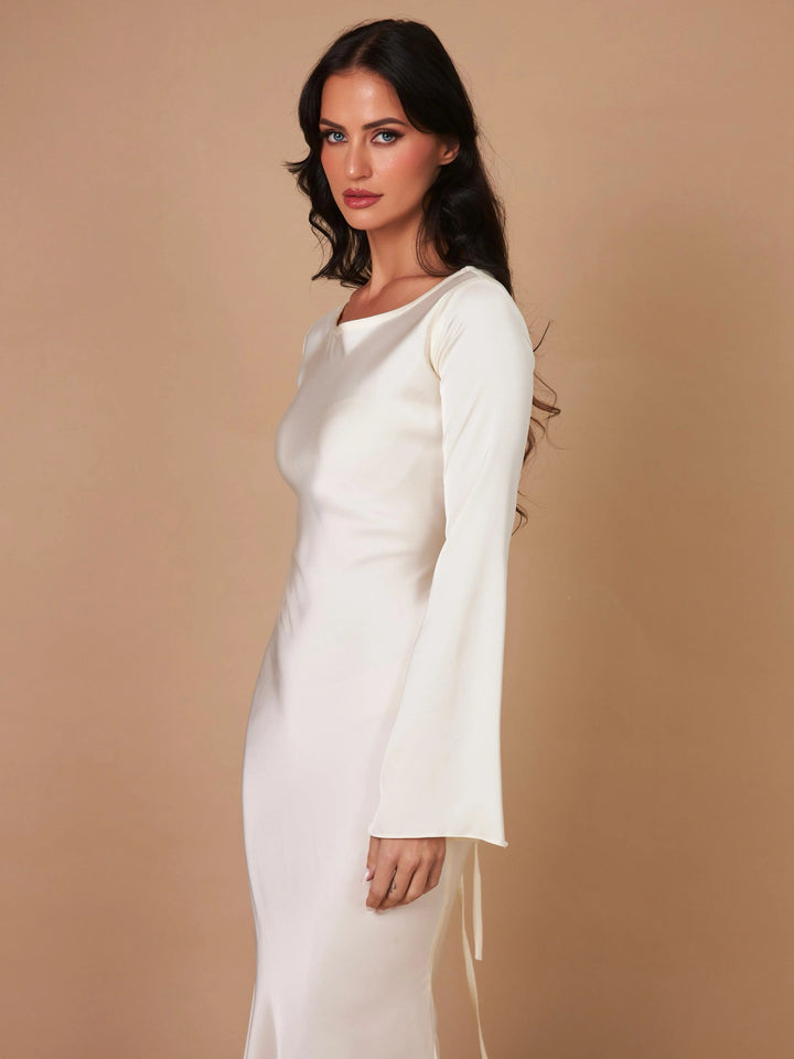 Pharia | Women's Long-Sleeve Maxi Dress – Elegant Versatile Style for Any Occasion