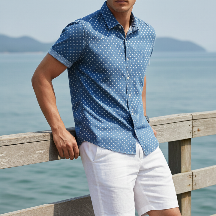 Men's Casual Short-Sleeve Shirt
