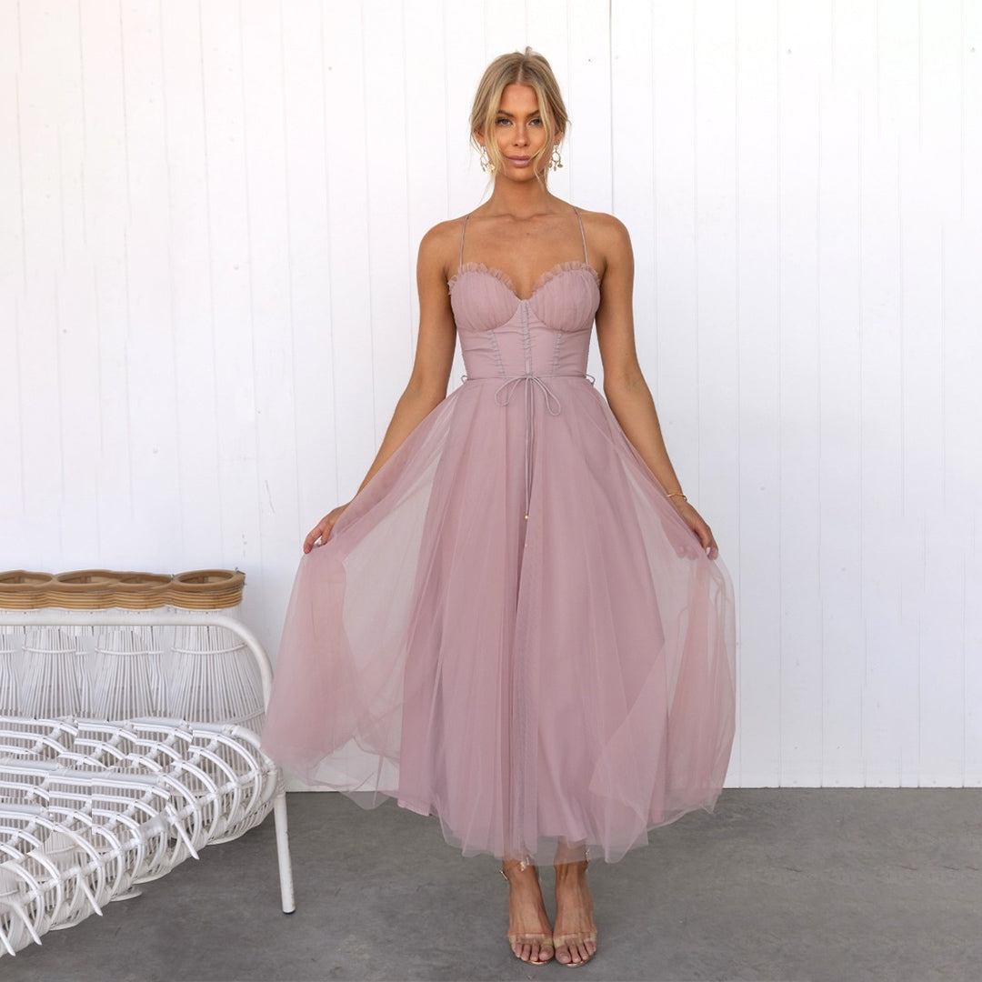 Zora | Women's Elegant Fall Midi Dress