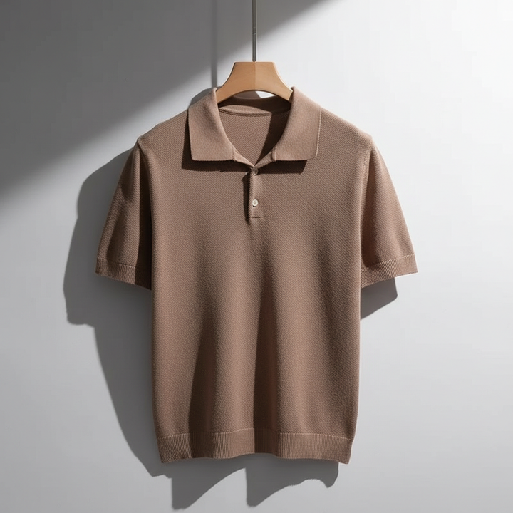 Men's Knit Polo Shirt