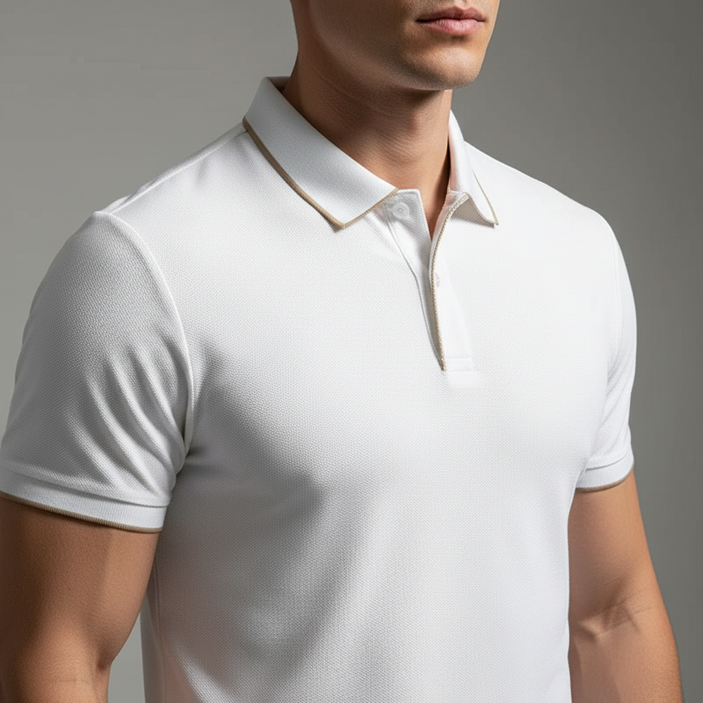 Men's Knit Polo Shirt