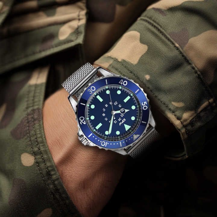 Men's Waterproof Military Dive Watch