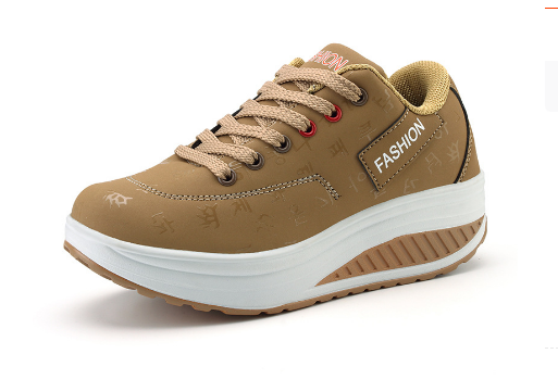 Rowie | Women's Casual Mesh Sneakers with Laces | Wedge Heel