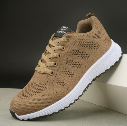 Megan | Women's Casual Knit Walking Sneakers with Laces